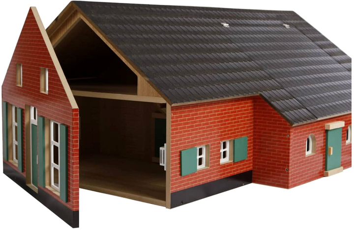 Dom wiejski Hipo Kids Globe with Stable 1:32 (8713219318737) - obraz 3