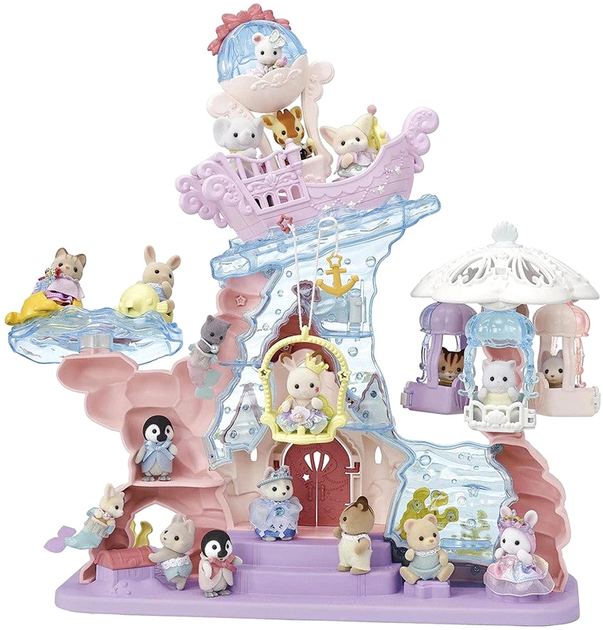 Zestaw do zabawy Epoch Sylvanian Families Baby Mermaid Castle (5054131057018) - obraz 2