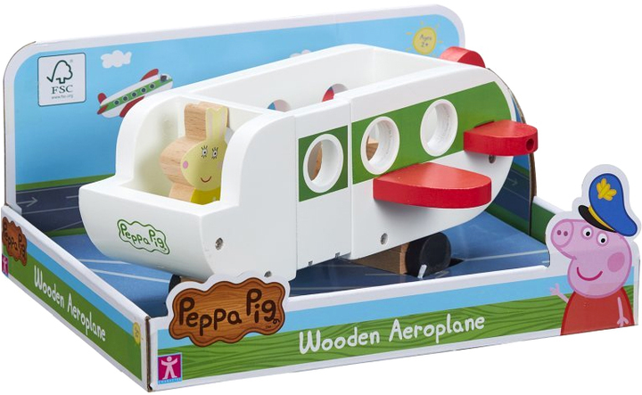 Zestaw do zabawy Peppa Pig Wooden Aeroplane (5029736072117) - obraz 3