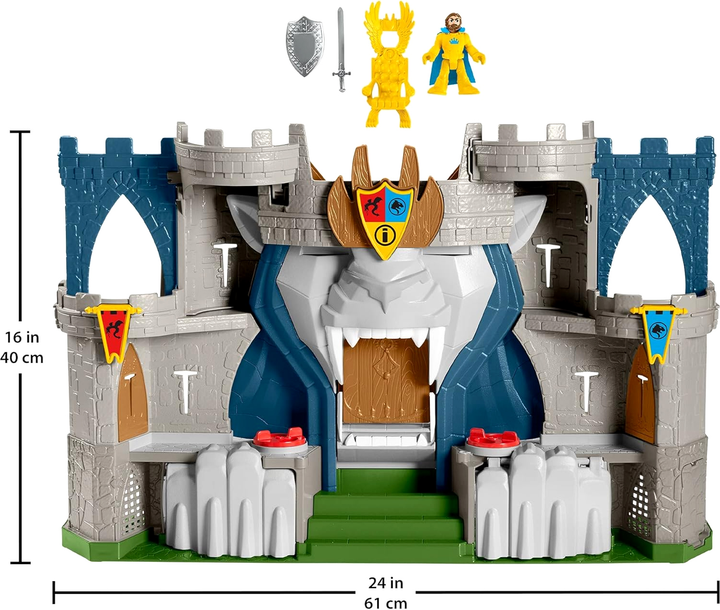 Ігровий набір Fisher-Price Imaginext Knight Castle With Figures (0194735009640) - зображення 4