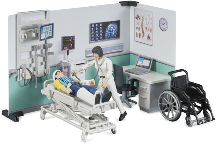 Zestaw figurek Bruder Bworld Urgent Care z akcesoriami (4001702627119) - obraz 3
