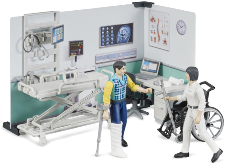 Zestaw figurek Bruder Bworld Urgent Care z akcesoriami (4001702627119) - obraz 4