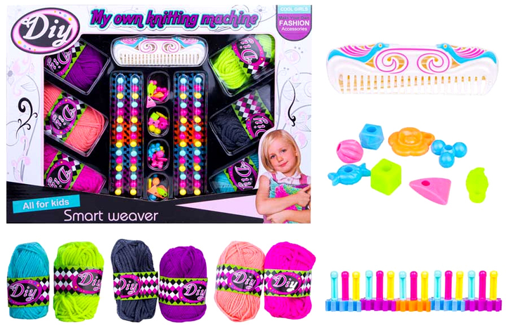 Zestaw kreatywny Norimpex My Own Knitting Machine (5902444045270) - obraz 2