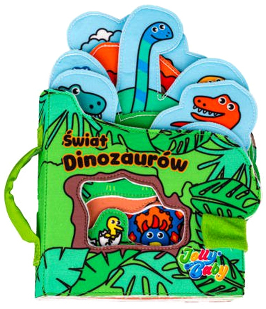 Edukacyjna książka Jolly Baby Świat dinozaurów (6925783804659) - obraz 1