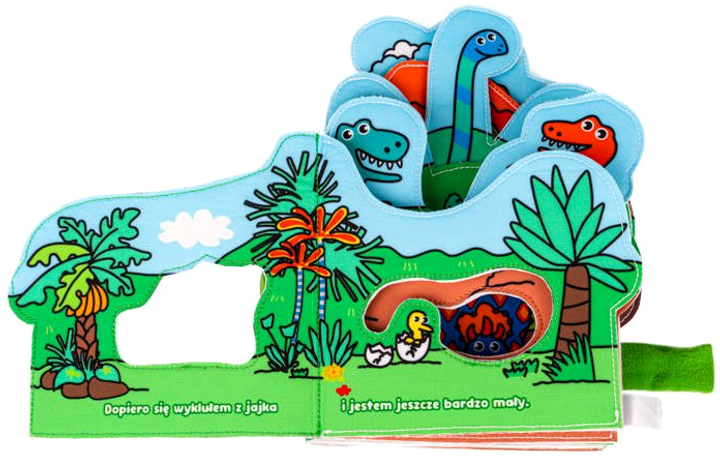 Edukacyjna książka Jolly Baby Świat dinozaurów (6925783804659) - obraz 2