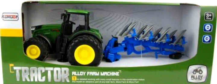 Duży traktor zdalnie sterowany Dromader z przyczepą Zielony (6900312915341) - obraz 1