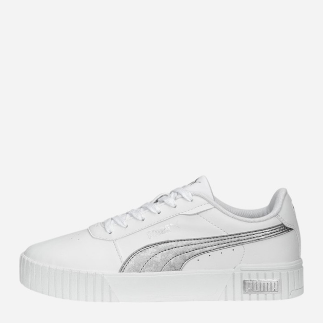 Жіночі кеди низькі Puma Carina 2.0 Space Metallics 389387-02 39 Білі (4065452685188) - зображення 1