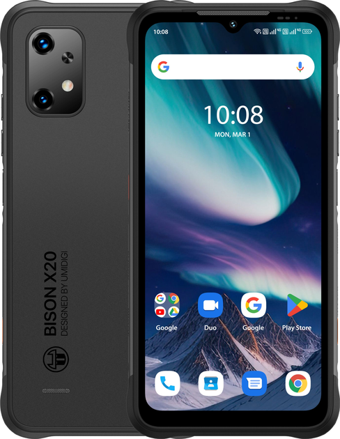 Мобильный телефон Umidigi Bison X20 NFC 6/128GB Graphite Black ...