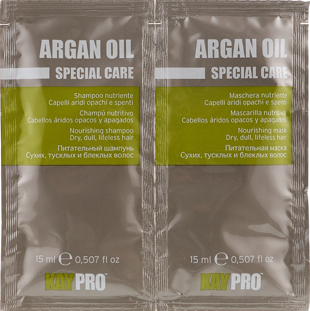 Набір - KayPro Special Care Argan Oil (shmp/15ml + h/mask/15ml) (947694 ...