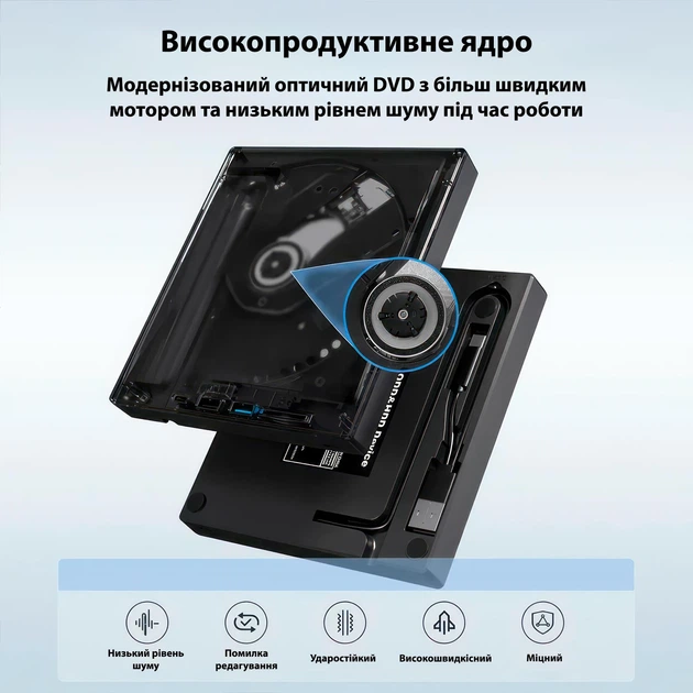 umb dvd2005〜2019 ciy vol.1〜vol.3 Зовнішній оптичний DVD-привід 5 в 1 з інтерфейсом Type-C та USB3.0