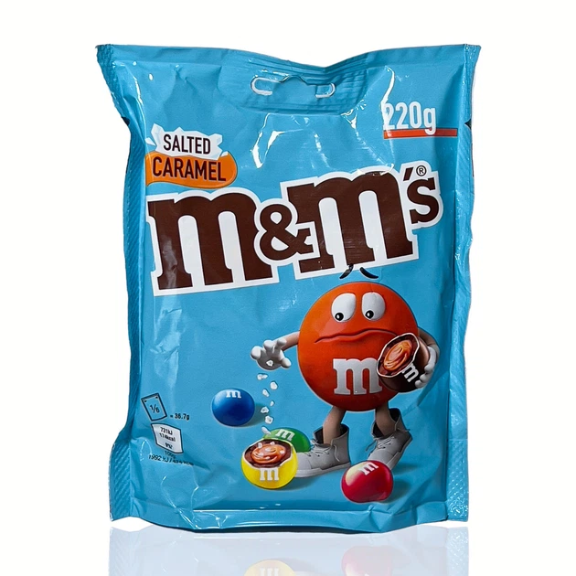 Драже M&M's с начинкой соленая карамель salted caramel 220г от