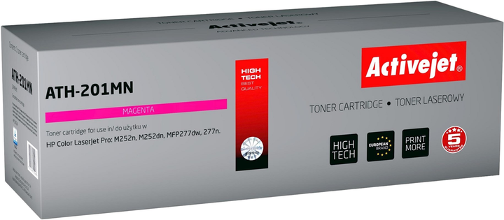Тонер-картридж Activejet для HP 201A CF403A Supreme Magenta (ATH-201MN) - зображення 1