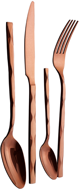 Zestaw sztućców Berlinger Haus Metallic Line Rose Gold Edition 24 elementy (BH/2621A) - obraz 3