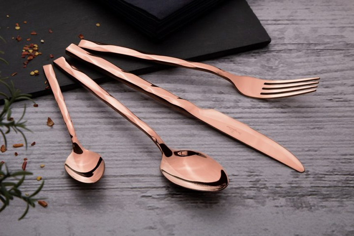 Zestaw sztućców Berlinger Haus Metallic Line Rose Gold Edition 24 elementy (BH/2621A) - obraz 4