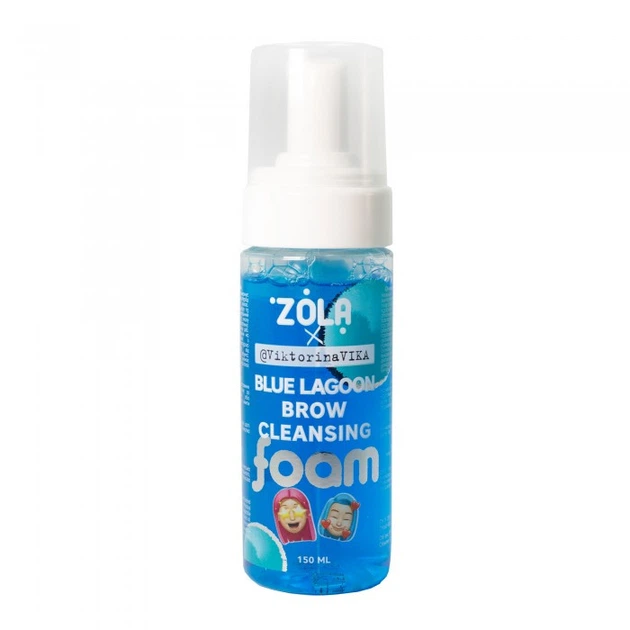 Пена для бровей очищающая Zola Blue Lagoon Brow Cleansing by Viktorina Vika 150 мл - Фото 1 Пена для бровей очищающая Zola Blue Lagoon Brow Cleansing by Viktorina Vika 150 мл - изображение 1