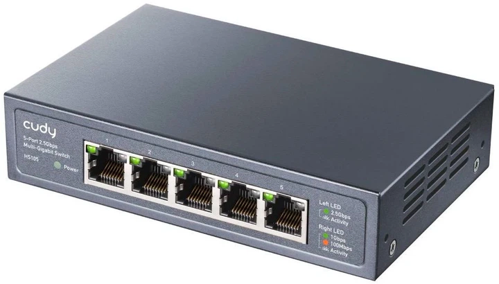 Комутатор Cudy HS105 2.5G (73-00536) - зображення 2