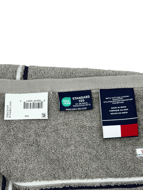 Полотенце махровое Tommy Hilfiger Modern American Банное 76х138 см Серое (1159801171) - изображение 4