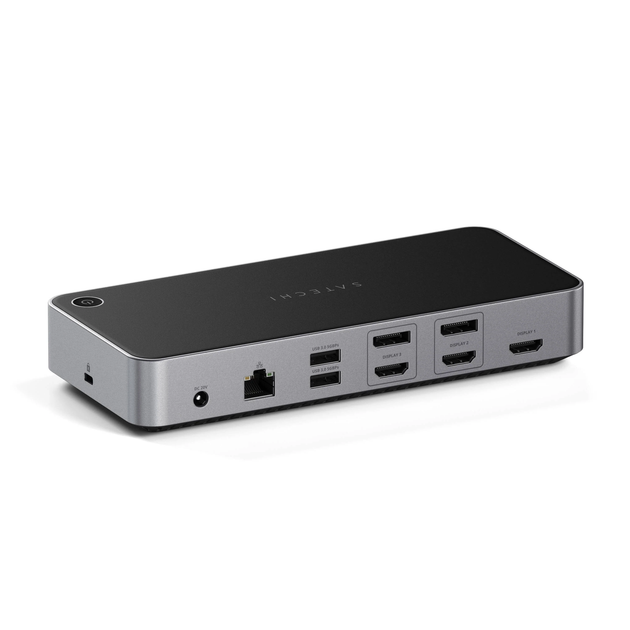 Док-станція Satechi Triple 4K Display Docking Station Space Gray (ST-D4KTM-EU) - Фото 2 Док-станція Satechi Triple 4K Display Docking Station Space Gray (ST-D4KTM-EU) - зображення 2