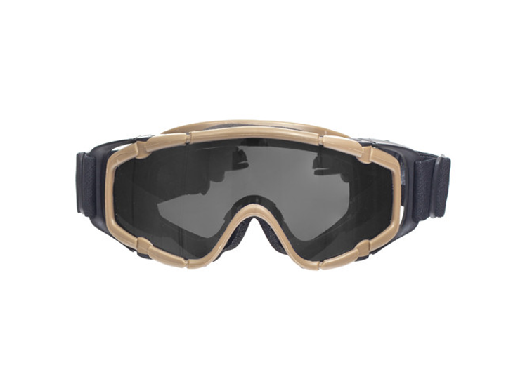 Gogle захистні окуляри з монтажем на каску/шолом - Dark Earth [FMA] - зображення 1