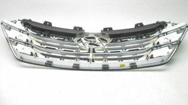 Решетка радиатора Hyundai Santa Fe III 12-16 хром./ чорн., (863502W000), (183237991) - изображение 2