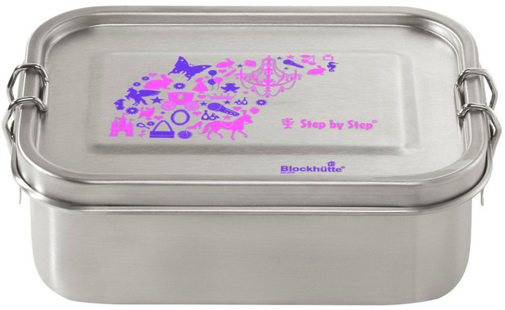 Pojemnik na lunch Step by Step Purple Rose 18 x 12 x 6 cm Multicolor (4047443467218) - obraz 1