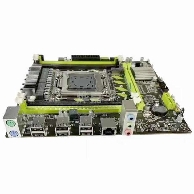 Материнская плата Taishuo X79-G LGA 2011 + процессор (б/у) Xeon E5-2690 V2 10 ядер 3,0G + RAM DDR3 64 GB + кулер (222690251) - изображение 3