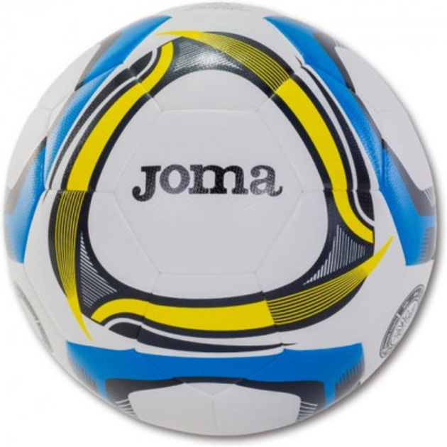 Мяч футбольный Joma Hybrid Ultra-Light біло-синьо-жовтий Уні 4 400532. ...