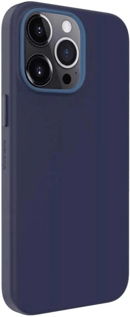 Панель Evelatus Genuine Leather case with MagSafe для Apple iPhone 13 Pro Blue (4752192064082) - зображення 1