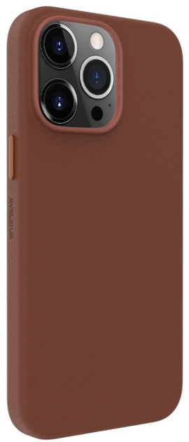 Панель Evelatus Genuine Leather Case MagSafe для Apple iPhone 14 Pro Brown (4752192064174) - зображення 1