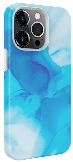 Панель Evelatus Silicone Case Customized Print для Apple iPhone 14 Pro Max Blue (4752192063122) - зображення 1