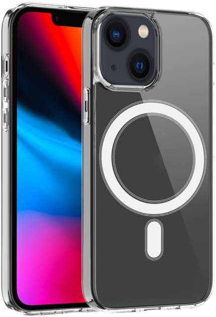 Etui plecki Evelatus Clear Case with MagSafe and Camera Protection do Apple iPhone 15 Transparent (4752192067489) - obraz 1