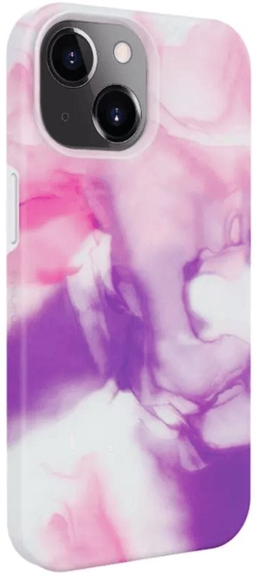 Etui plecki Evelatus Premium Silicone Case Customized Print do Apple iPhone 15 Plus Purple (4752192068622) - obraz 1