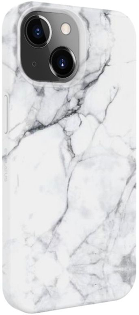Панель Evelatus Premium Silicone Сase Customized Print для Apple iPhone 15 White (4752192068547) - зображення 1