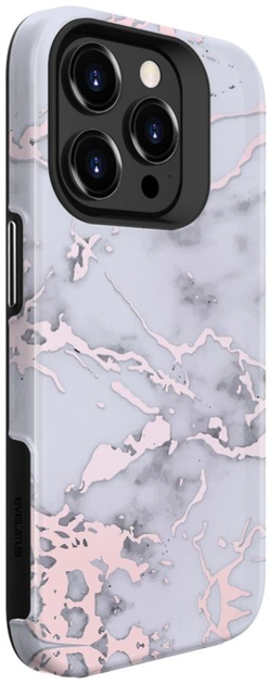 Панель Evelatus Armor Сase Customized Print Design для Apple iPhone 15 Pro Max Marble Silver (4752192068318) - зображення 1