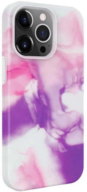 Etui plecki Evelatus Premium Silicone Case Customized Print do Apple iPhone 15 Pro Max Purple (4752192068714) - obraz 1