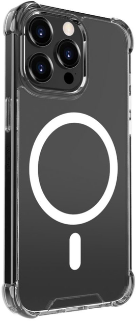Etui plecki Evelatus Shockproof Case with Magsafe do Apple iPhone 15 Pro Transparent (4752192066925) - obraz 1