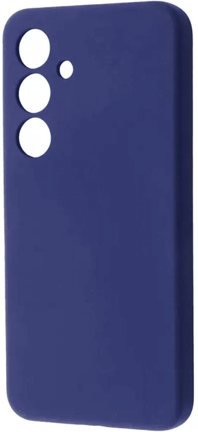 Etui plecki Evelatus Premium Magsafe Soft Touch Silicone Case do Samsung Galaxy S24 Plus Midnight Blue (4752192082499) - obraz 1