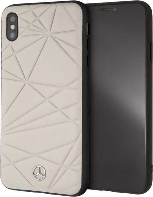 Etui plecki Mercedes-Benz Twister Genuine Leather Hard Case do Apple iPhone XR Grey (3700740437889) - obraz 2
