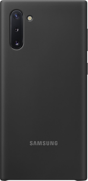 Панель Samsung Silicone Cover для Galaxy Note 10 Black (8806090029332) - зображення 1