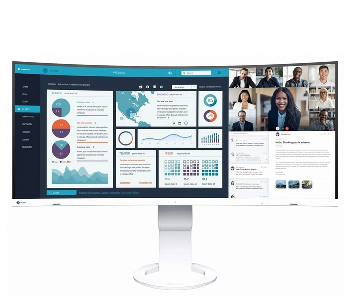 Монитор Eizo EV3895-WT Curved (EV3895-WT) EU - изображение 1