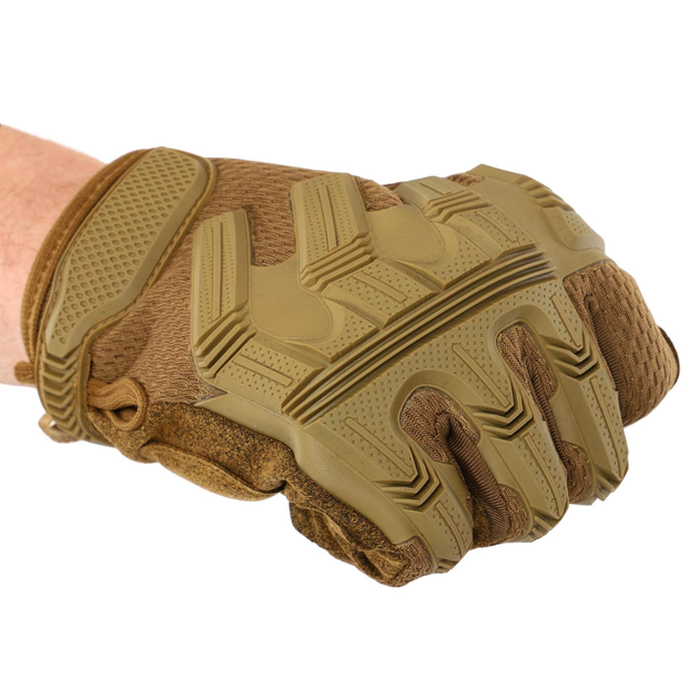 Перчатки тактические с закрытыми пальцами Military Rangers BC-9875 2XL Хаки - изображение 2