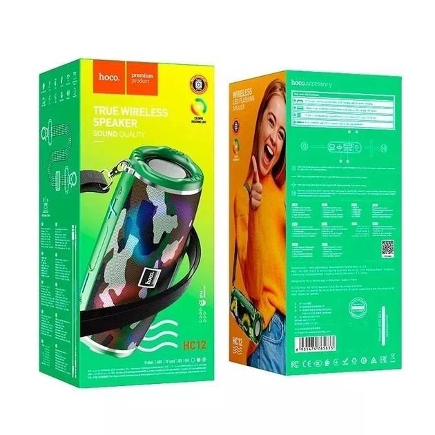 Портативная колонка Hoco HC12 Xpress Sports Bluetooth Speaker Camouflage - изображение 3