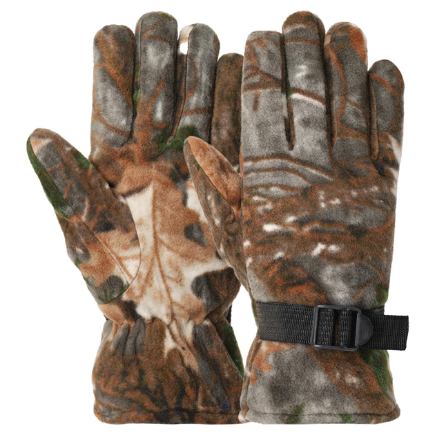 Перчатки для охоты и рыбалки на меху SP-Sport BC-8563 L Камуфляж Лес - изображение 1