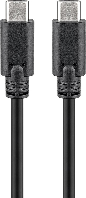 Kabel Goobay USB Type-C - USB Type-C M/M 1 m Black (4040849388736) - obraz 1