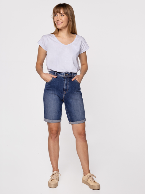 Krótkie spodenki damskie jeansowe Lee Cooper BECKY-1223 S Granatowe (5904347398798) - obraz 2