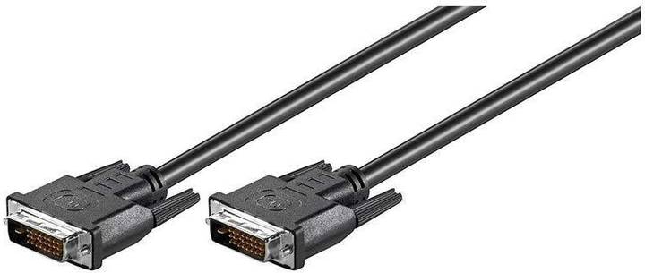 Kabel Goobay DVI - DVI M/M 1.8 m Black (4040849935732) - obraz 1