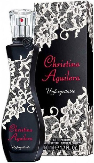 Woda perfumowana damska Christina Aguilera Unforgettable 50 ml (719346218887) - obraz 1