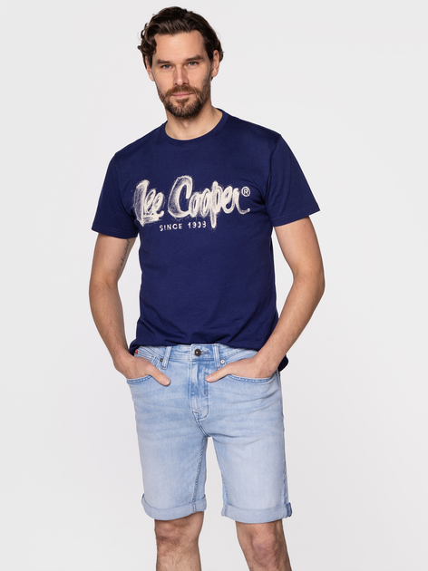 Krótkie spodenki męskie Lee Cooper DUST-1223 L Niebieskie (5904347386221) - obraz 2