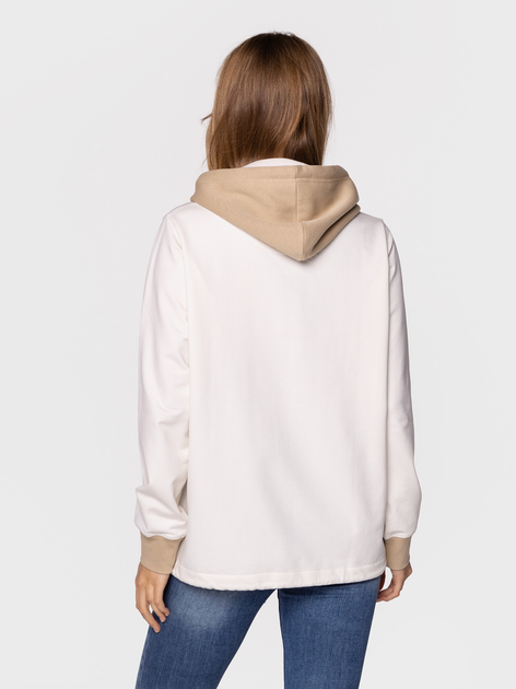 Bluza damska rozpinana streetwear z kapturem Lee Cooper Alexia-4510 M Biała (5904347394165) - obraz 4
