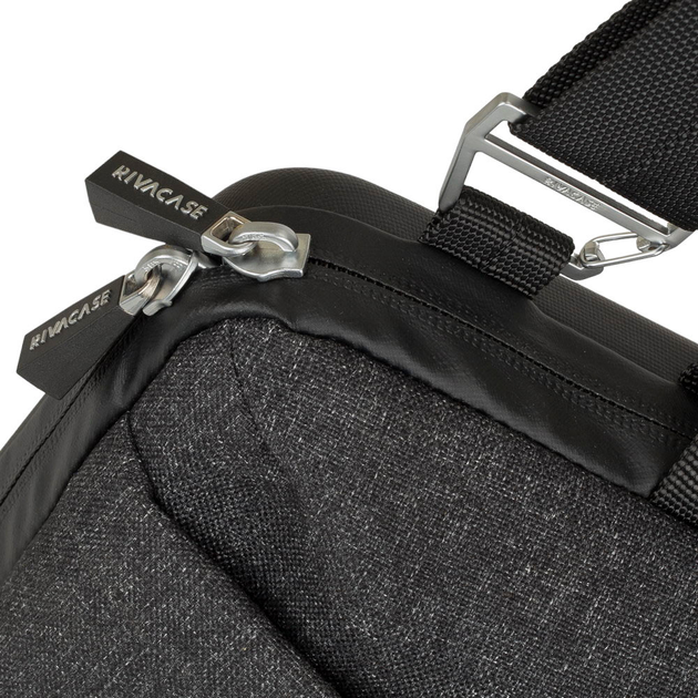 Torba Rivacase 8823 Macbook Pro and Ultrabook case 12.9"-13.3“ Black (8823BLACKMELANGE) - obraz 4